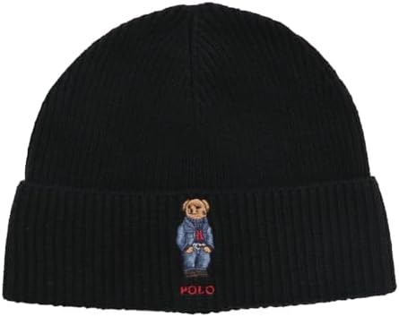 Polo Ralph Lauren Men's Solid Flag Bear Beanie Polo Ralph Lauren