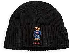 Polo Ralph Lauren Men's Solid Flag Bear Beanie Polo Ralph Lauren