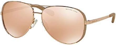 Michael Kors Chealsea Womens Sunglasses M5004 1017R1 Rose Gold Aviator 59mm Michael Kors