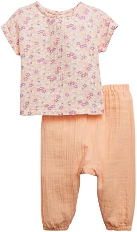 GAP Unisex Baby Short Sleeve Gauze Pant Set Gap