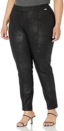 Calvin Klein Women's Plus Size Essential Power Stretch Ponte Legging Calvin Klein