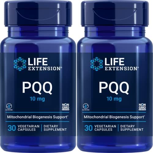 Life Extension PQQ Caps with PQQ 10 mg, 30 Vcaps (2 Pack) Life Extension