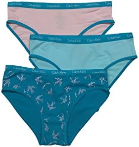 Calvin Klein Big Girls' Ck 3 Pack Chrome Fashion Bikini Briefs Calvin Klein