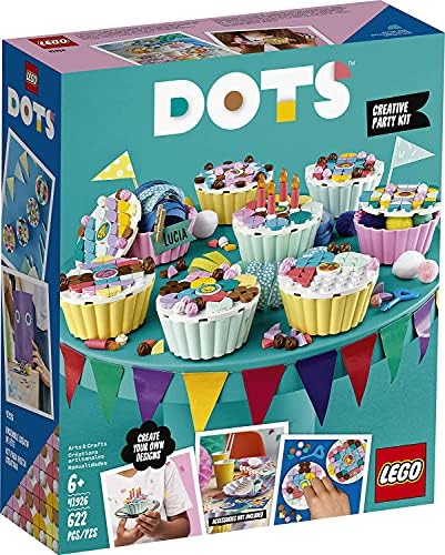 Конструктор LEGO DOTS для праздничного творчества, набор из 8 капкейков, 622 элемента, идеально подходит для детей Lego