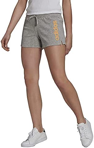 adidas Women's Essentials Slim Logo Shorts Adidas