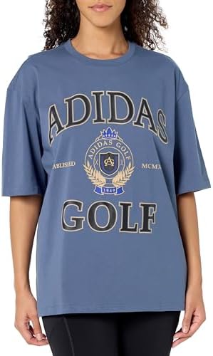 adidas Women's Go-to Crest Graphic Boyfriend Tee Adidas