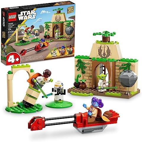 LEGO Star Wars Tenoo Jedi Temple 75358 Building Toy with Kai Brightstar and Yoda Figures, Star Wars Toy Starter Set with Easy and Playful Builds, Birthday Gift for 4 Year Olds Lego