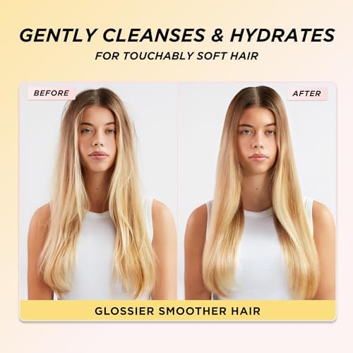 Gisou Honey Infused Hair Wash Travel Size, Hydrates and Cleanses for Softer and Stronger Hair, Mini TSA-Approved Shampoo Nourishes and Helps with Preventing Breakage and Frizz Control, 2.5 fl oz Gisou