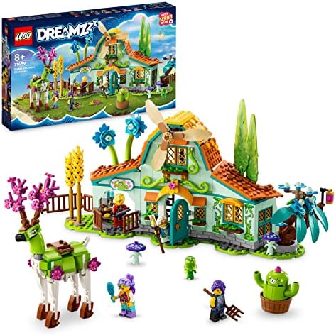 Конструктор LEGO DREAMZzz 71459: Сказочная ферма волшебных созданий с фигуркой оленя, 2-в-1, 681 деталь и 4 минифигурки Lego