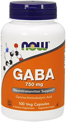 Now Foods GABA 750mg - 100 Vcaps NOW Foods