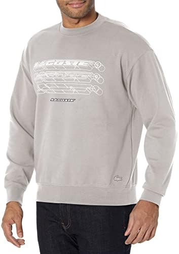 Lacoste Men's Loose Fit Branded Sweatshirt Lacoste