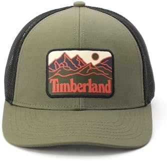 Унисекс кепка-тракер с патчем Mountain Line, стильный дизайн и комфорт Timberland