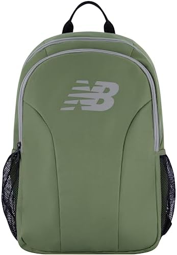 New Balance Laptop Backpack, Travel Computer Bag for Men and Women, Black, 19 Inch New Balance