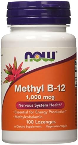 Methyl B-12 5000 mcg - 60 Lozenges by NOW NOW Foods