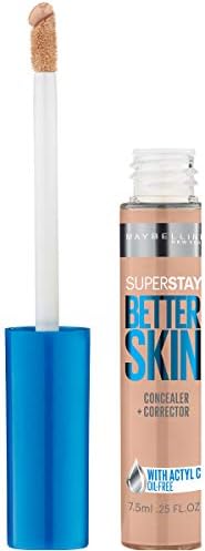 Maybelline New York Superstay Better Skin Concealer, Deep Brown, 0.25 Fluid Ounce MAYBELLINE