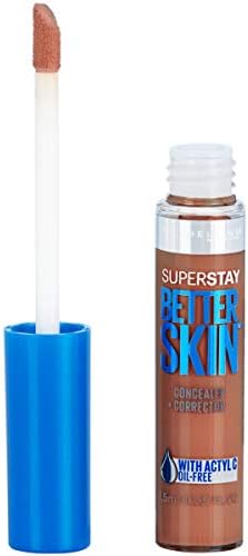 Консилер 2-в-1 Superstay Better Skin, глубокий коричневый, 7,5 мл, мгновенная коррекция Maybelline