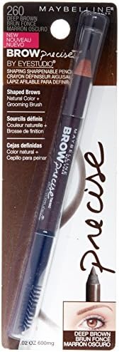 Maybelline New York Brow Precise Shaping Eyebrow Pencil, Auburn, 0.02 oz. MAYBELLINE