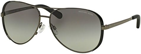 Michael Kors Gunmetal Black Aviators MK 5004 1013/11 (Chelsea MK5004 101311) Size 59mm - Authentic Michael Kors