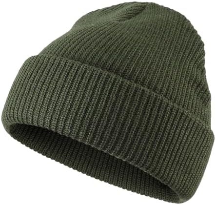 Home Prefer Beanie Hat for Men Women Winter Hats for Men Women Warm Cuff Beanie Knit Skull Cap for Running Hiking Gardening Home Prefer