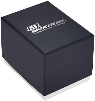 Часы Skechers Lawndale с корпусом из черного металла и силиконовым ремешком SKECHERS