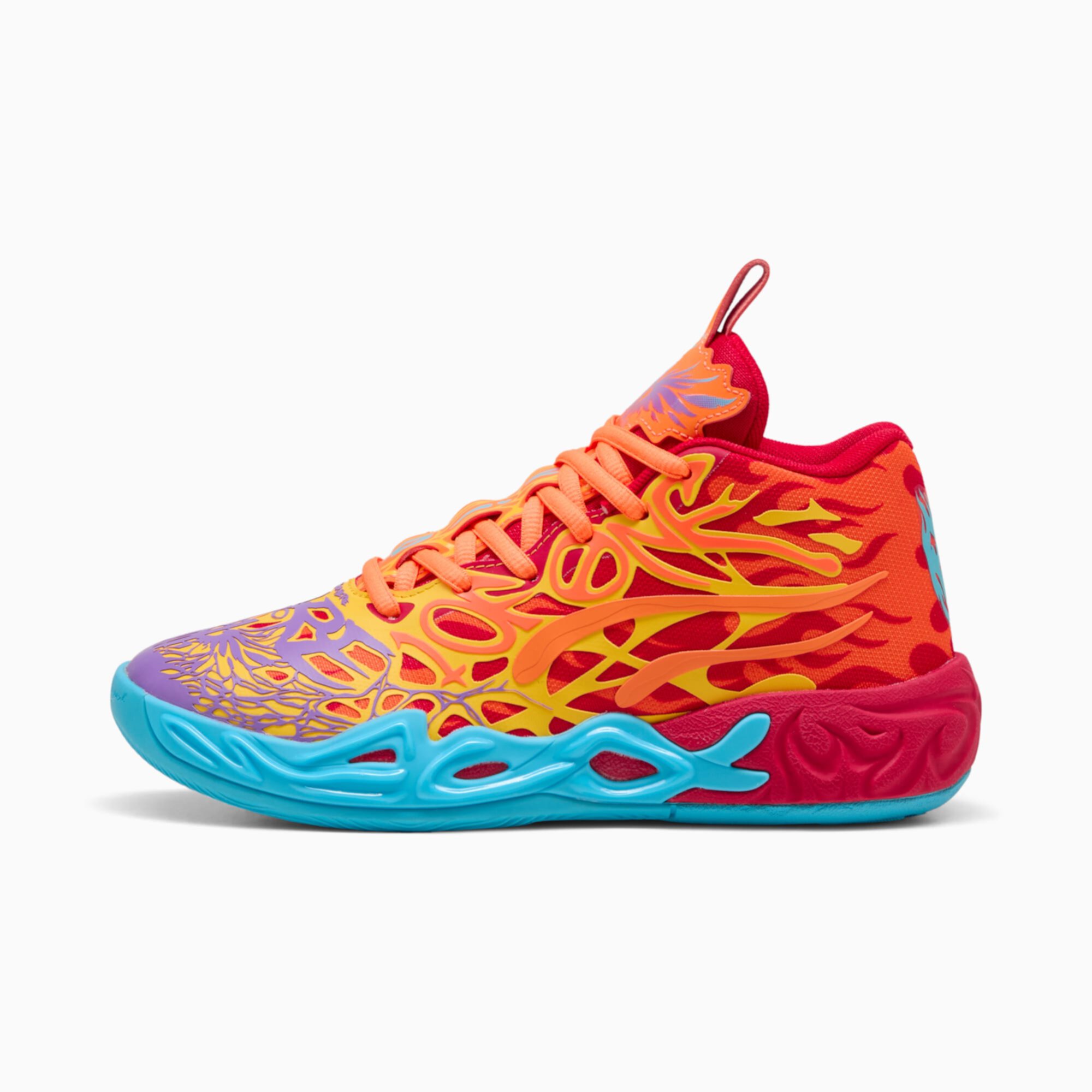 Кроссовки PUMA x LAMELO BALL MB.04 Phoenix для баскетбольных игр и активных детей PUMA