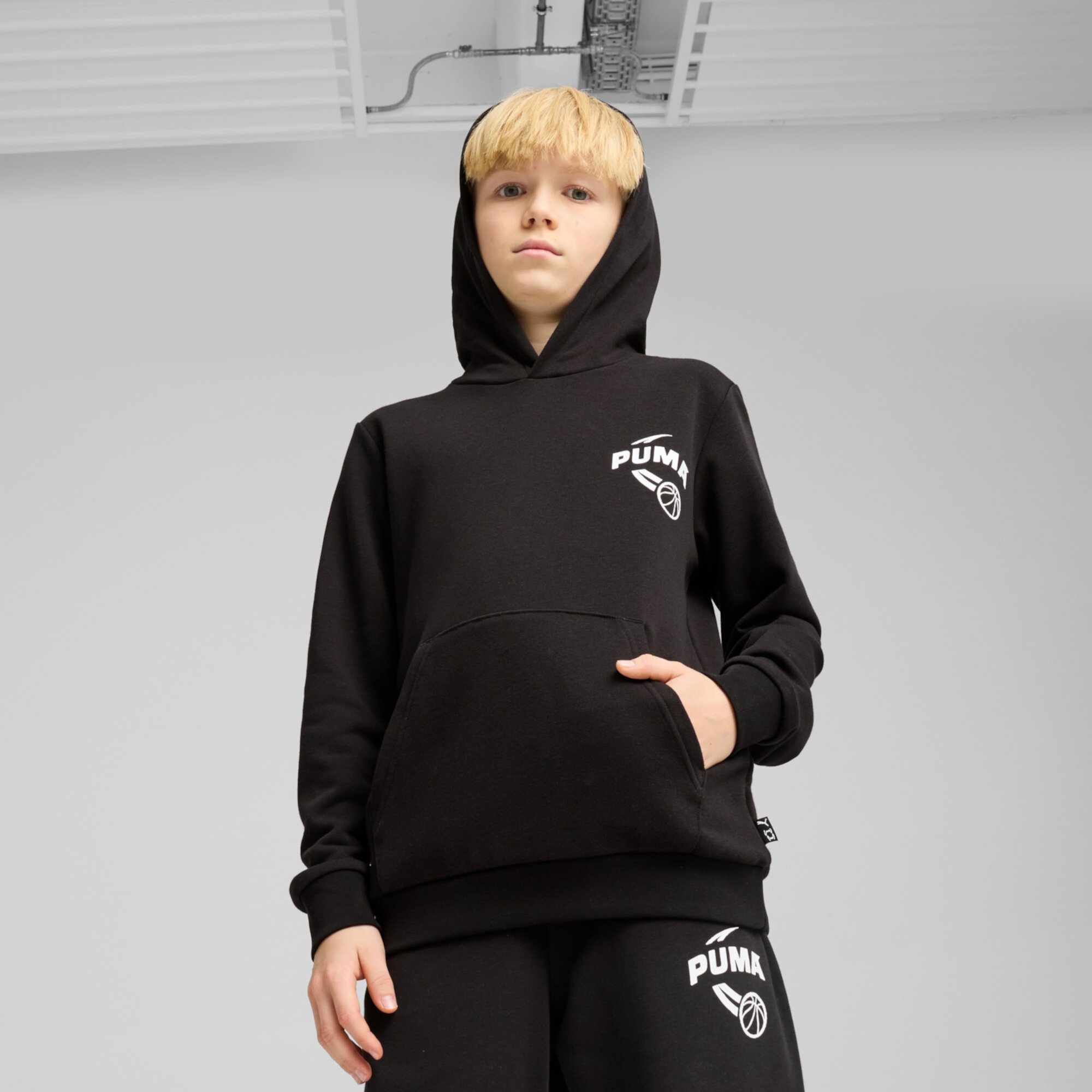 Posterize Basketball Big Kids' Hoodie PUMA