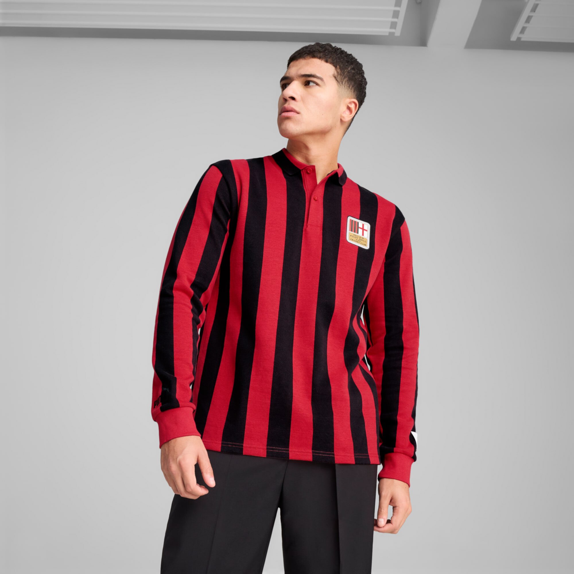 AC Milan 125th Anniversary Men's Retro Soccer Jersey PUMA