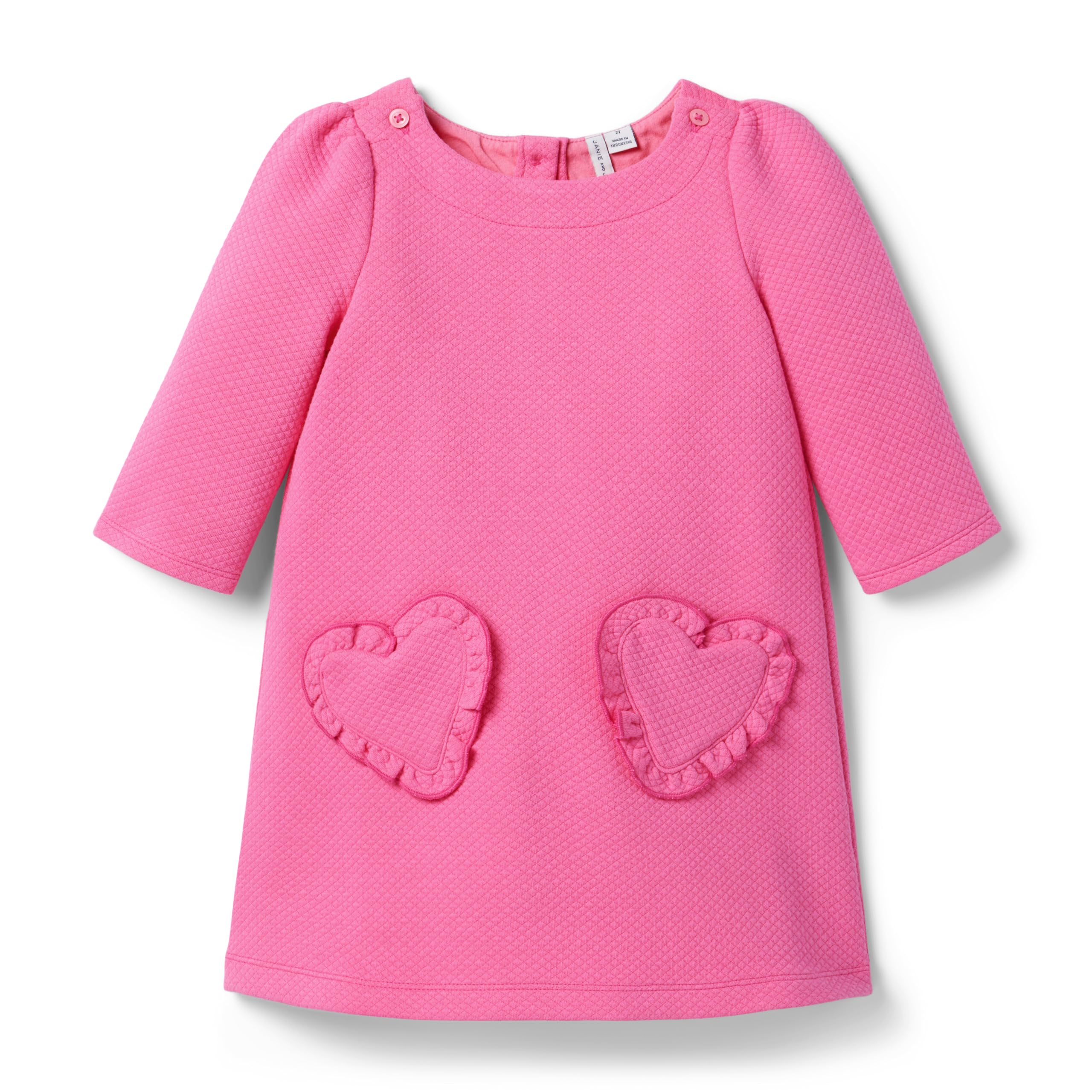 Heart Embossed Dress (Toddler/Little Kid/Big Kid) Janie and Jack