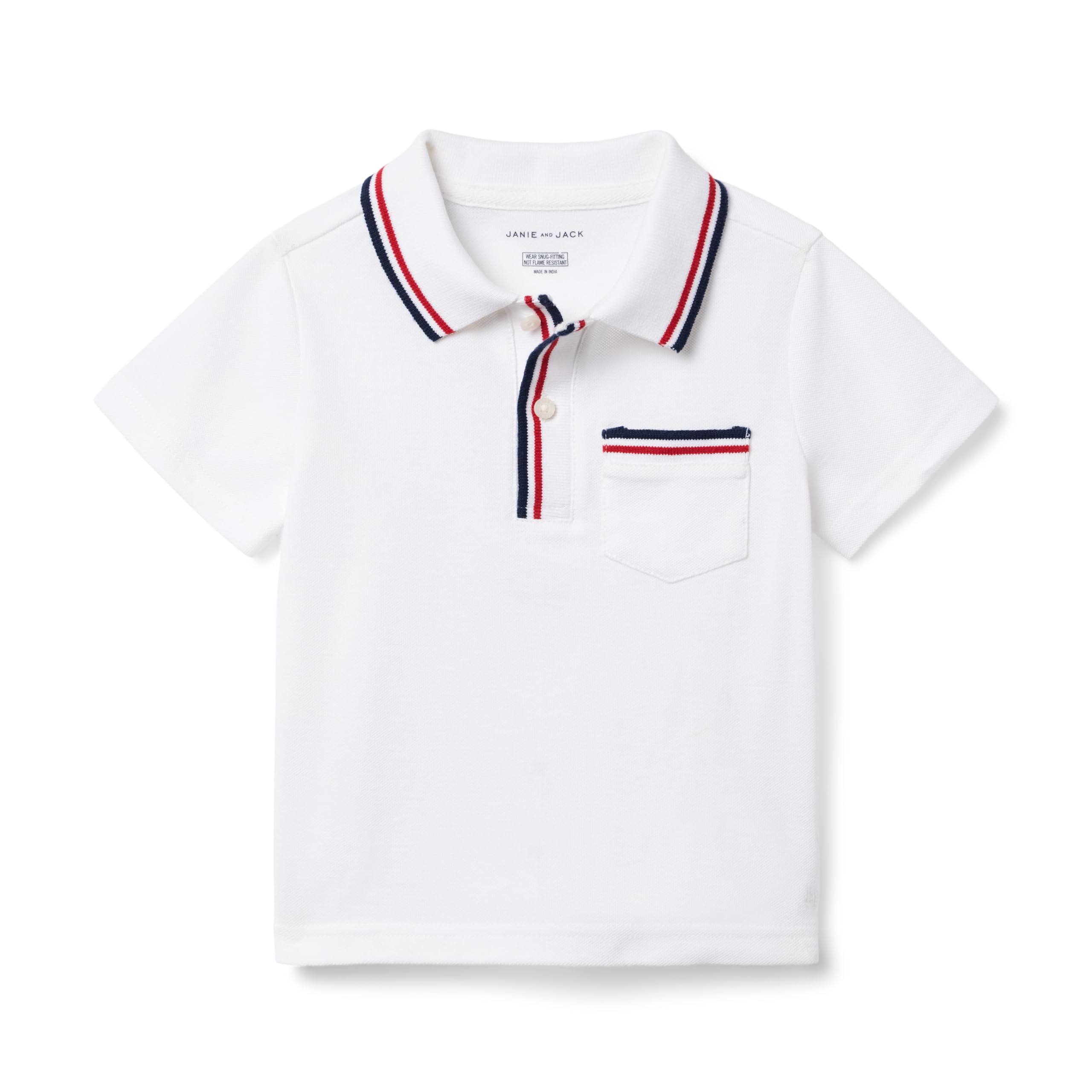 Tipped Collar Polo (Toddler/Little Kid/Big Kid) Janie and Jack