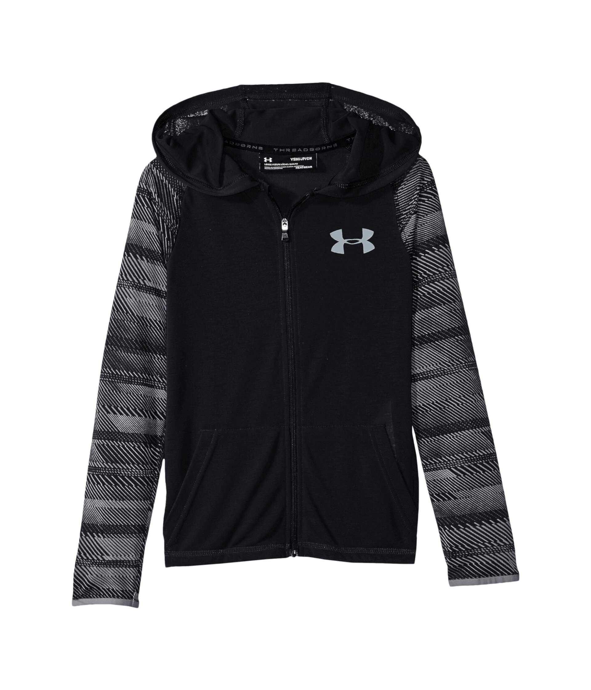 Threadborne Full Zip Hoodie (Big Kids) Under Armour Kids