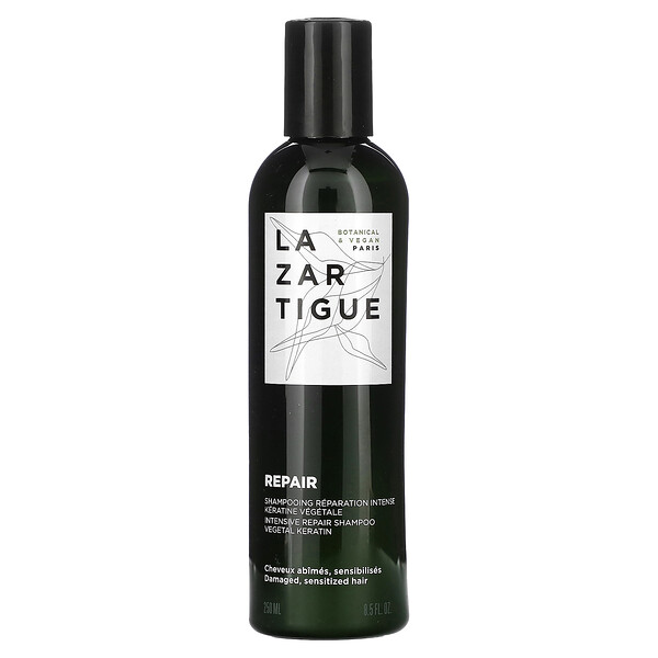 Repair, Intensive Repair Shampoo, Damaged, Sensitized Hair, 8.5 fl oz (250 ml) Lazartigue