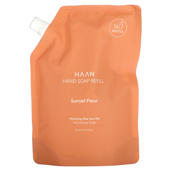 Hand Soap Refill, Sunset Fleur , 11.83 fl oz (350 ml) Haan