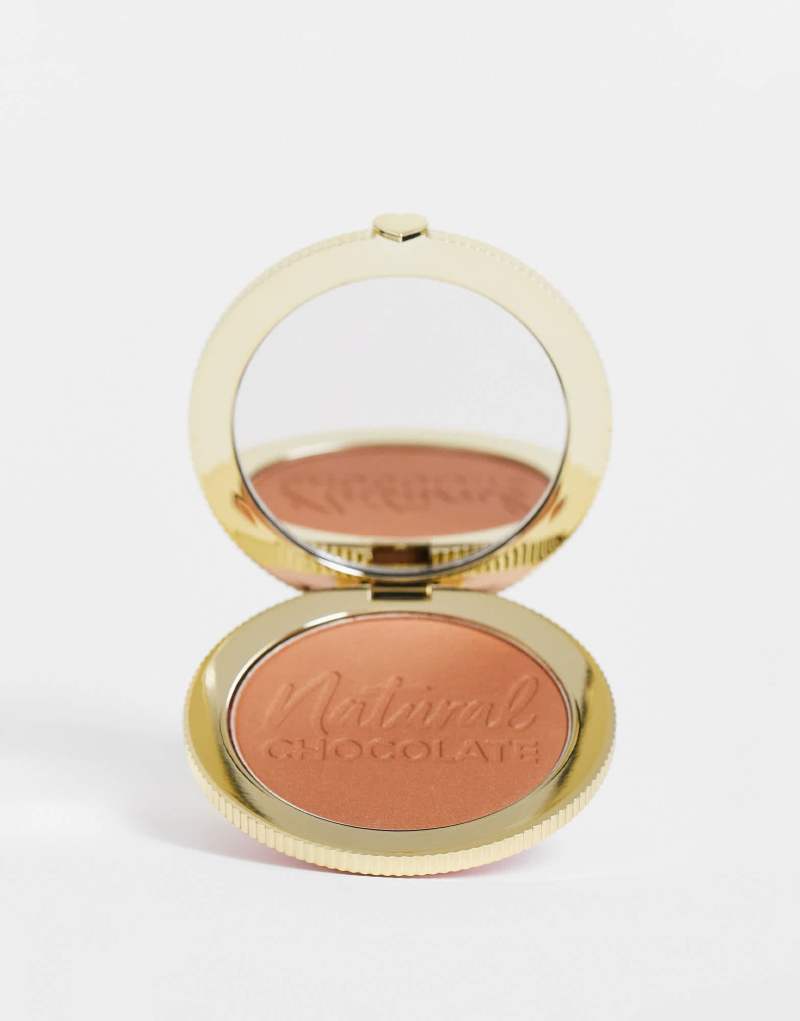 Пудра бронзер Chocolate Soleil Golden Tan Bronzer, матовый финиш, 8 г Too Faced