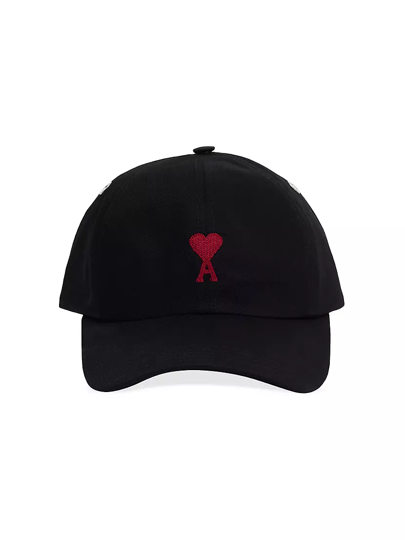 Unisex Logo-Embroidered Baseball Cap AMI Paris