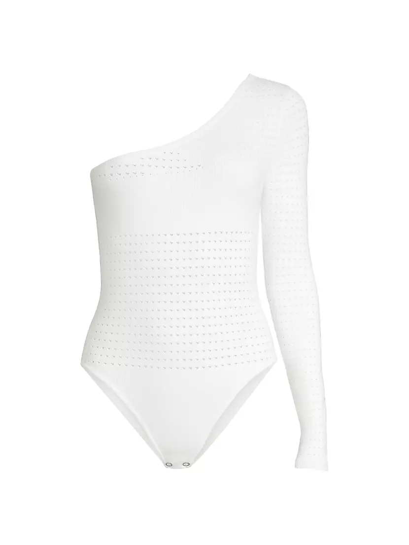 Laser-Dot One-Shoulder Bodysuit Victor Glemaud