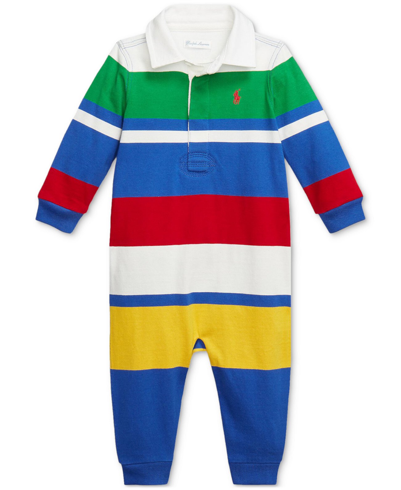 Baby Cotton Rugby Coverall Polo Ralph Lauren