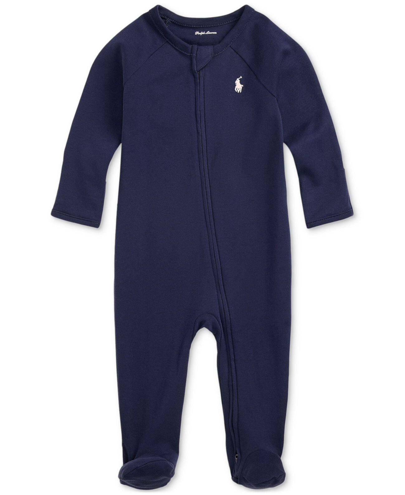 Baby Cotton Interlock Footed Coverall Polo Ralph Lauren