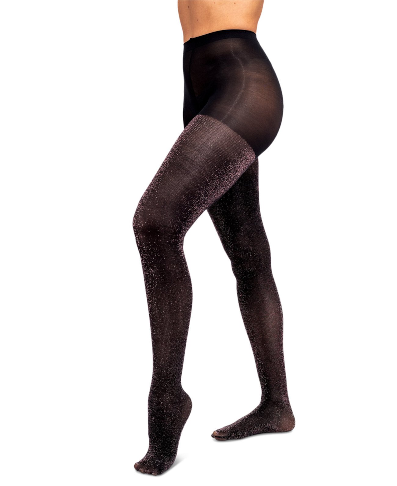 Women's Faux-Translucent Fleece-Lined Tights U24206 HUE