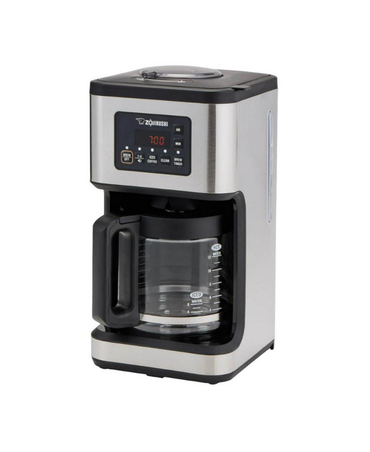 Dome Brew Programmable Coffee Maker (Stainless Black) Zojirushi