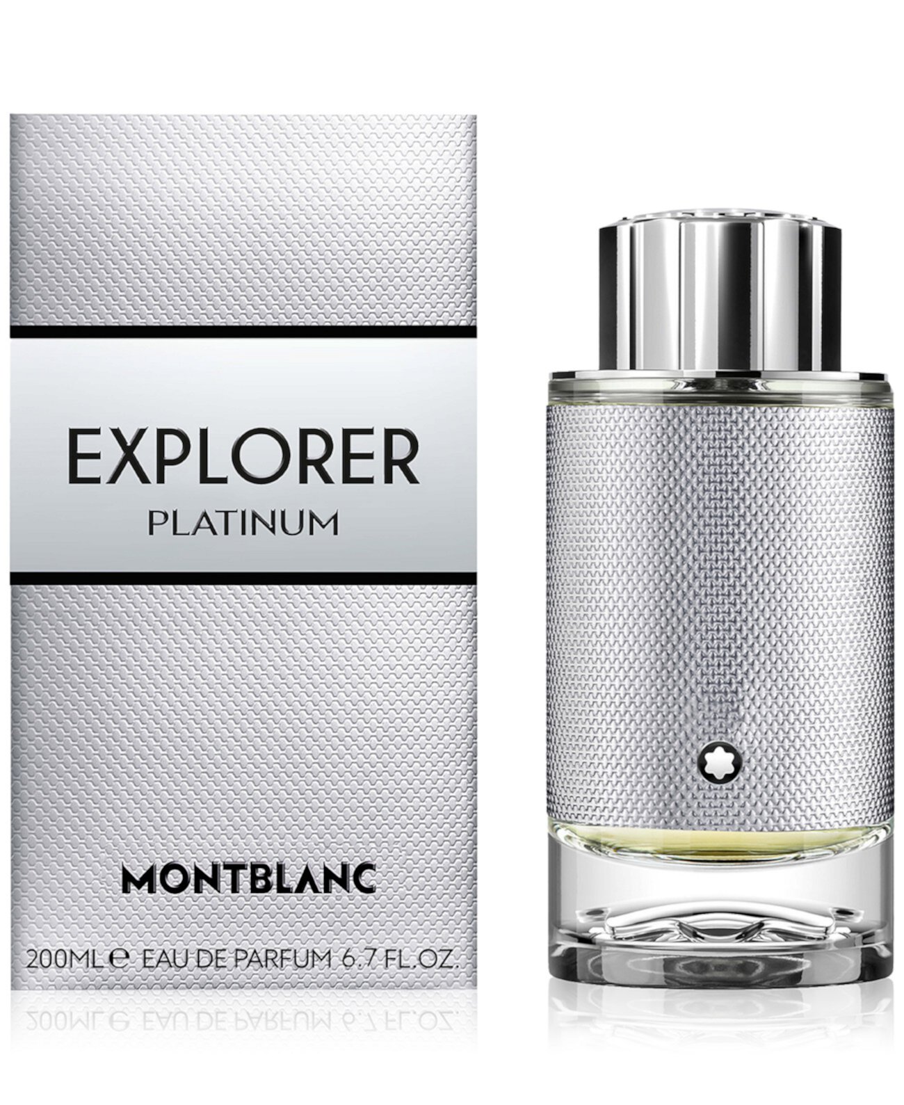 Eau de Parfum для мужчин Explorer Platinum, 200 мл, древесно-амбровый аромат с нотами фиолетовых листьев и шалфея Montblanc