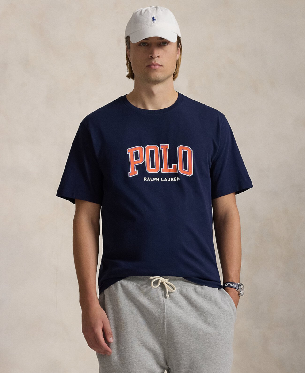 Men's Big & Tall Logo Jersey T-Shirt Polo Ralph Lauren