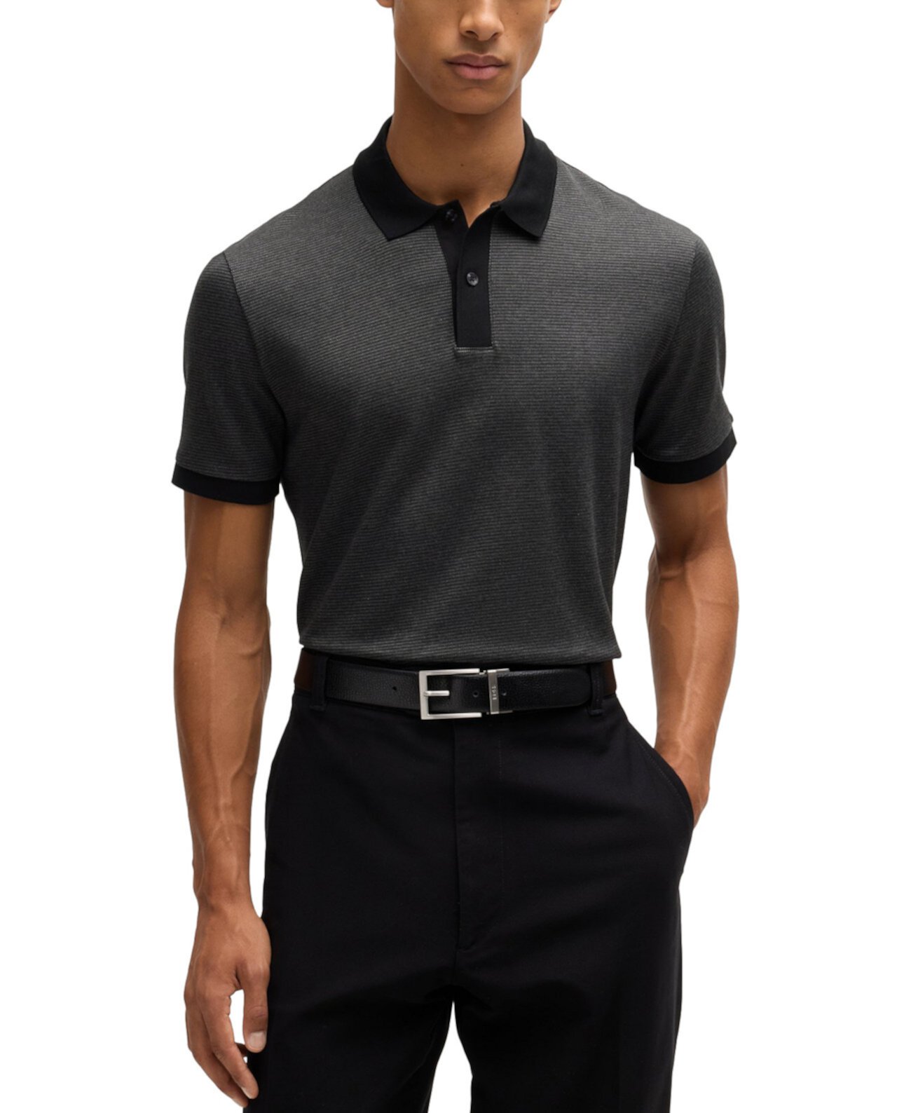 Men's Micro Pattern Polo BOSS