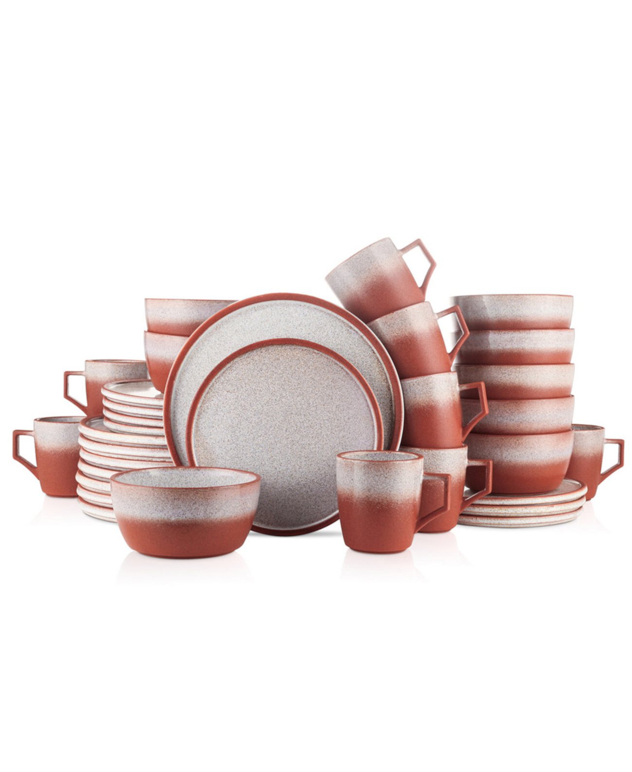 Vince 32 Pc. Dinnerware Set, Service for 8 Stone Lain