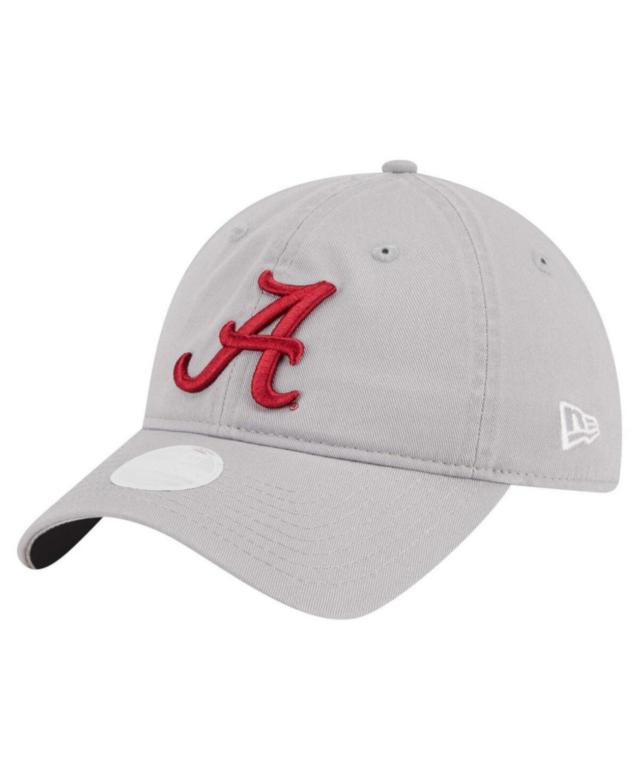 Женская регуляторная кепка серого цвета с логотипом Alabama Crimson Tide New Era