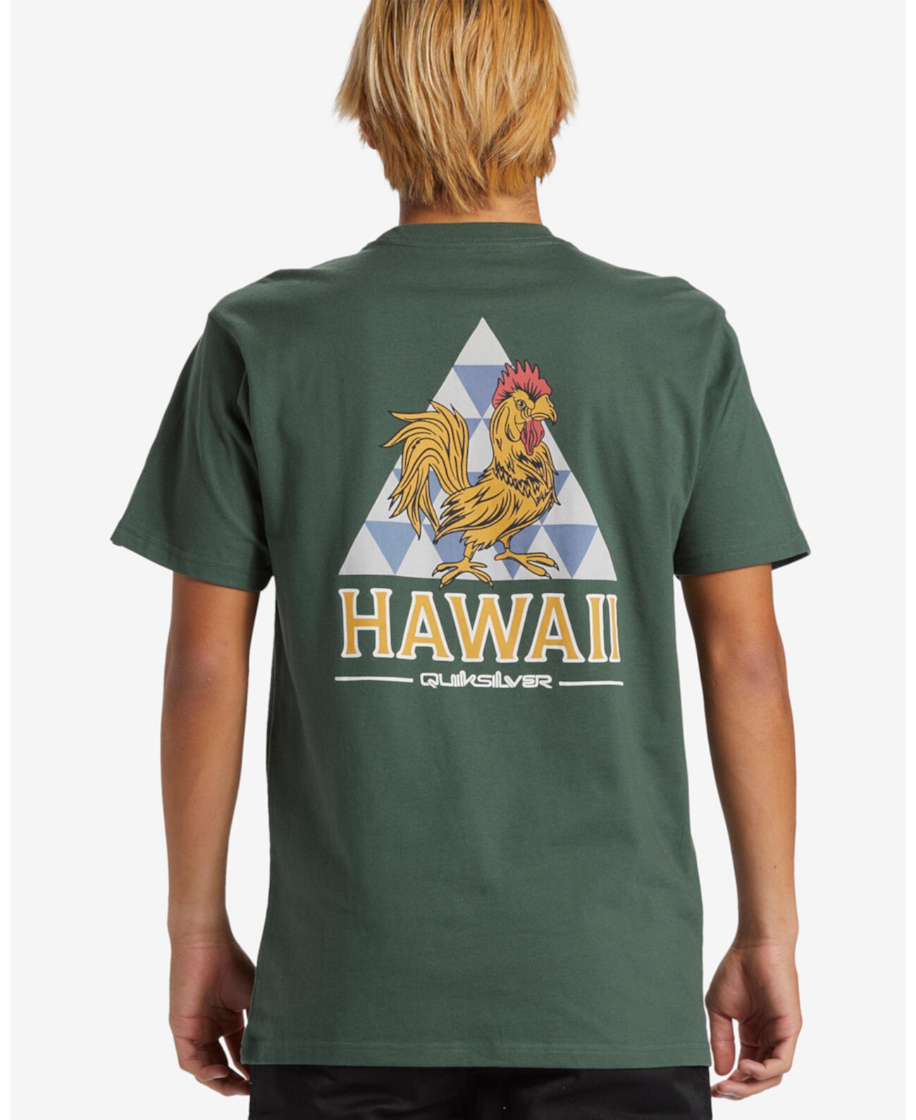 Мягкая футболка с коротким рукавом Quiksilver Hawaii Regal Rooster из 100% хлопка Quiksilver