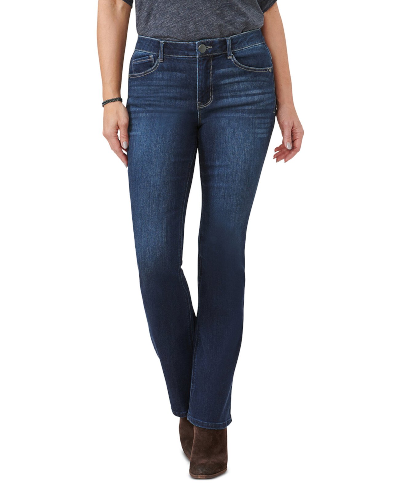 Petite Ab Solution High-Rise Bootcut Jeans Democracy