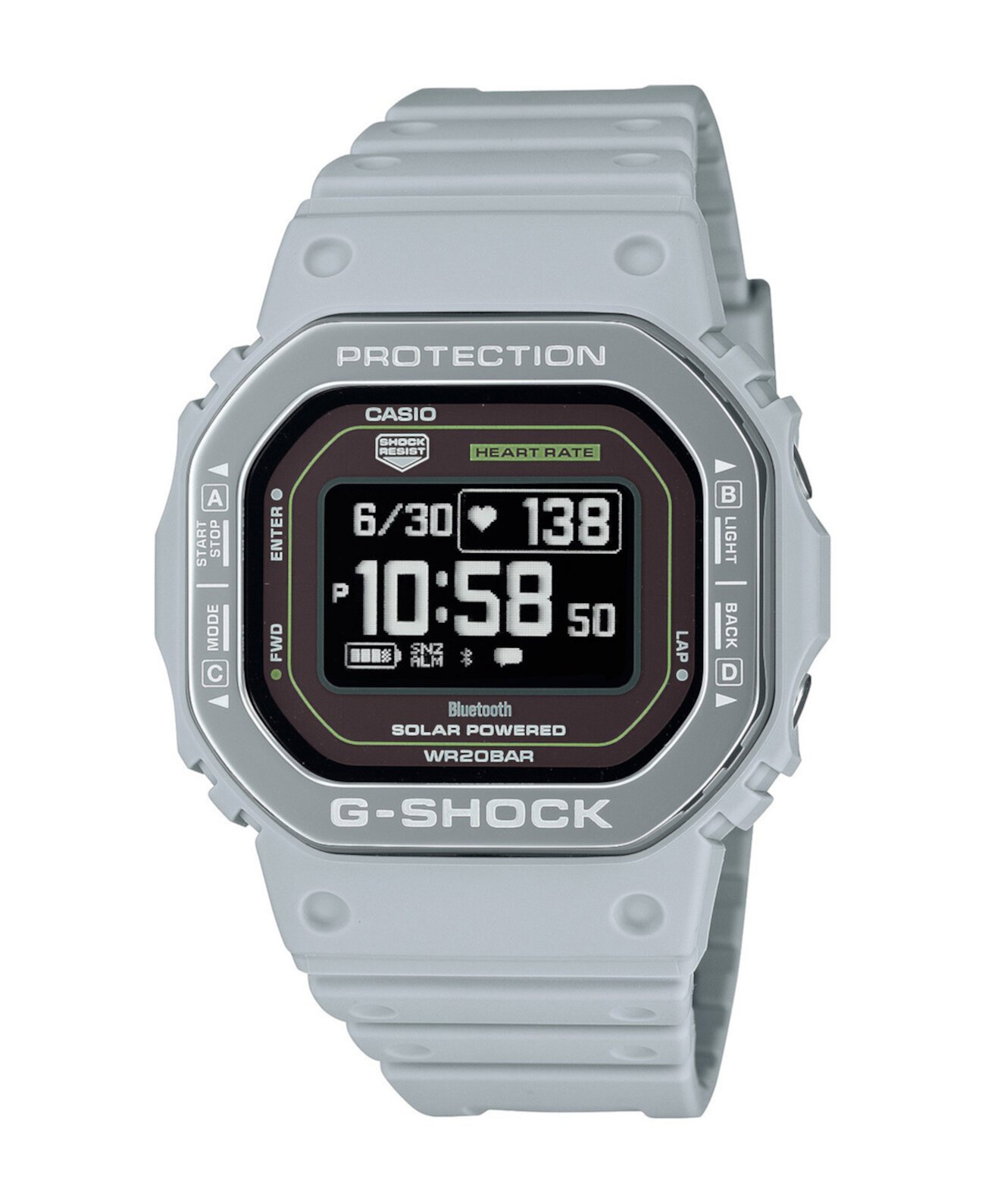 Men's White Resin Watch, 44.5mm G-Shock