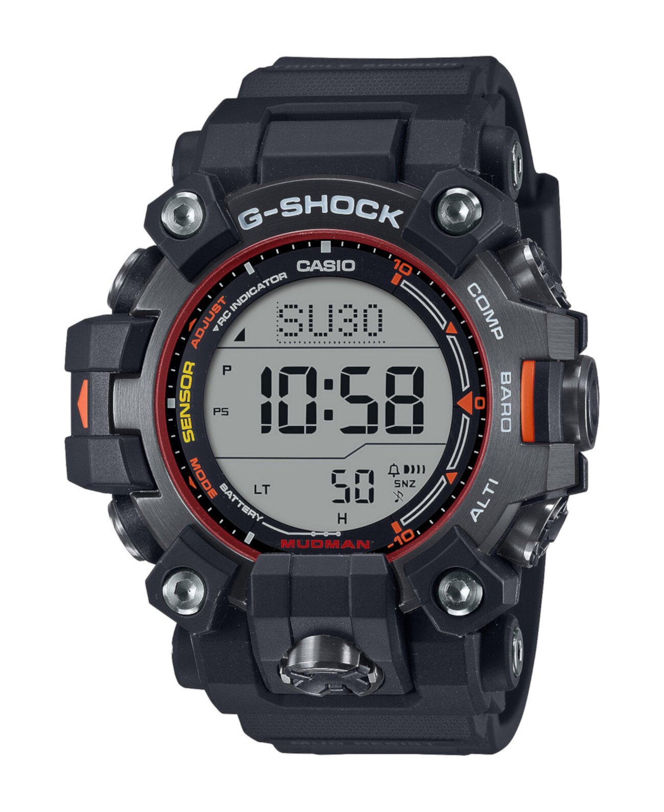 Men's Black Resin Watch, 52.7mm G-Shock