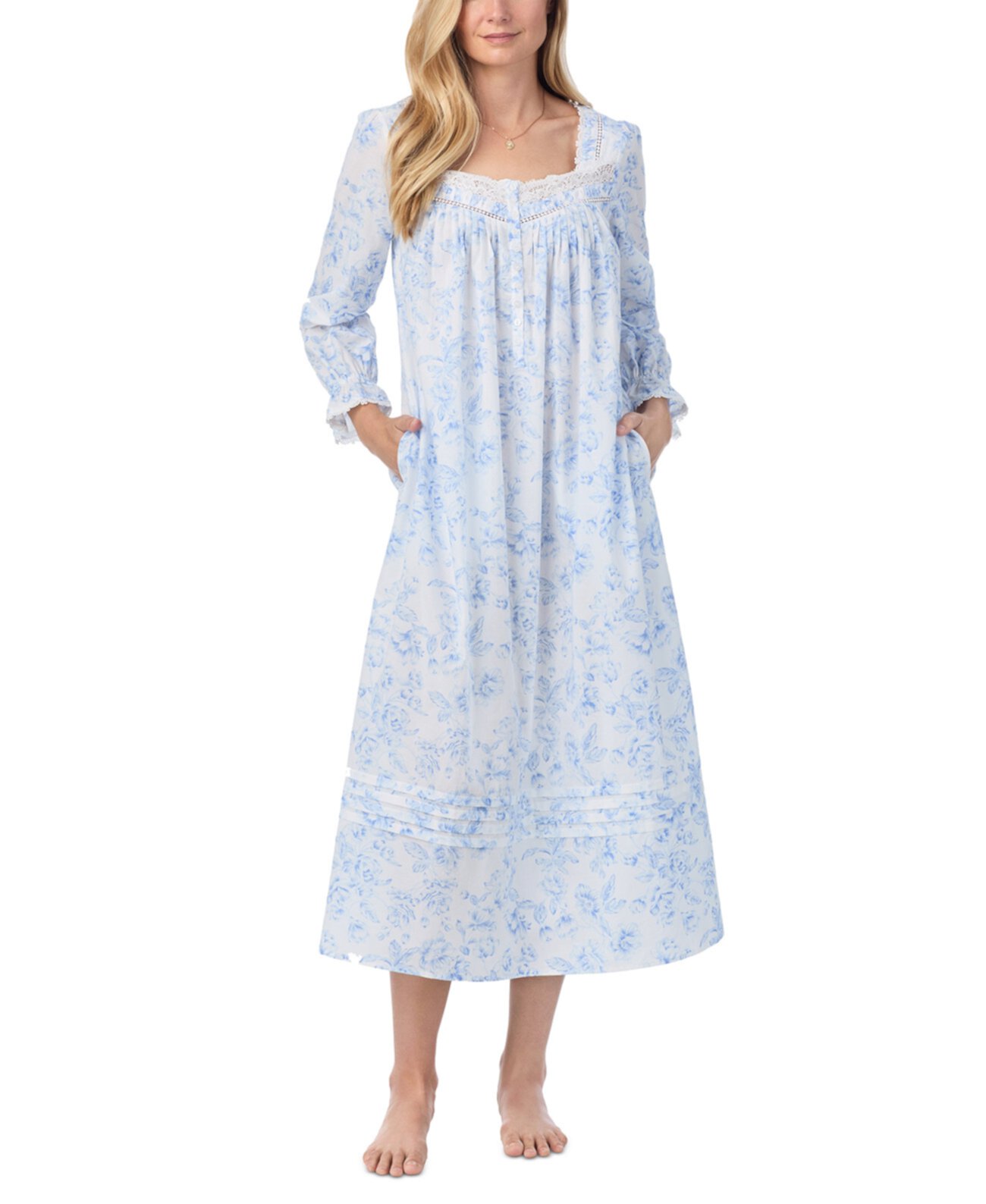 Women's Cotton Floral Ballet Nightgown Eileen West