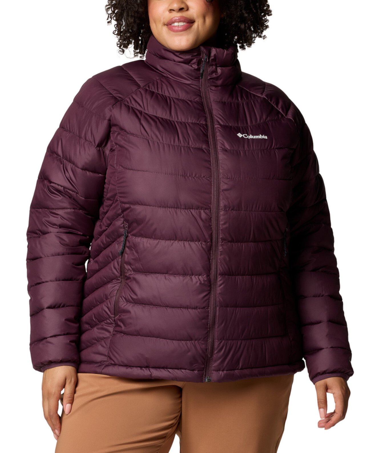 Plus Size Powder Lite II Full Zip Insulated Jacket Columbia